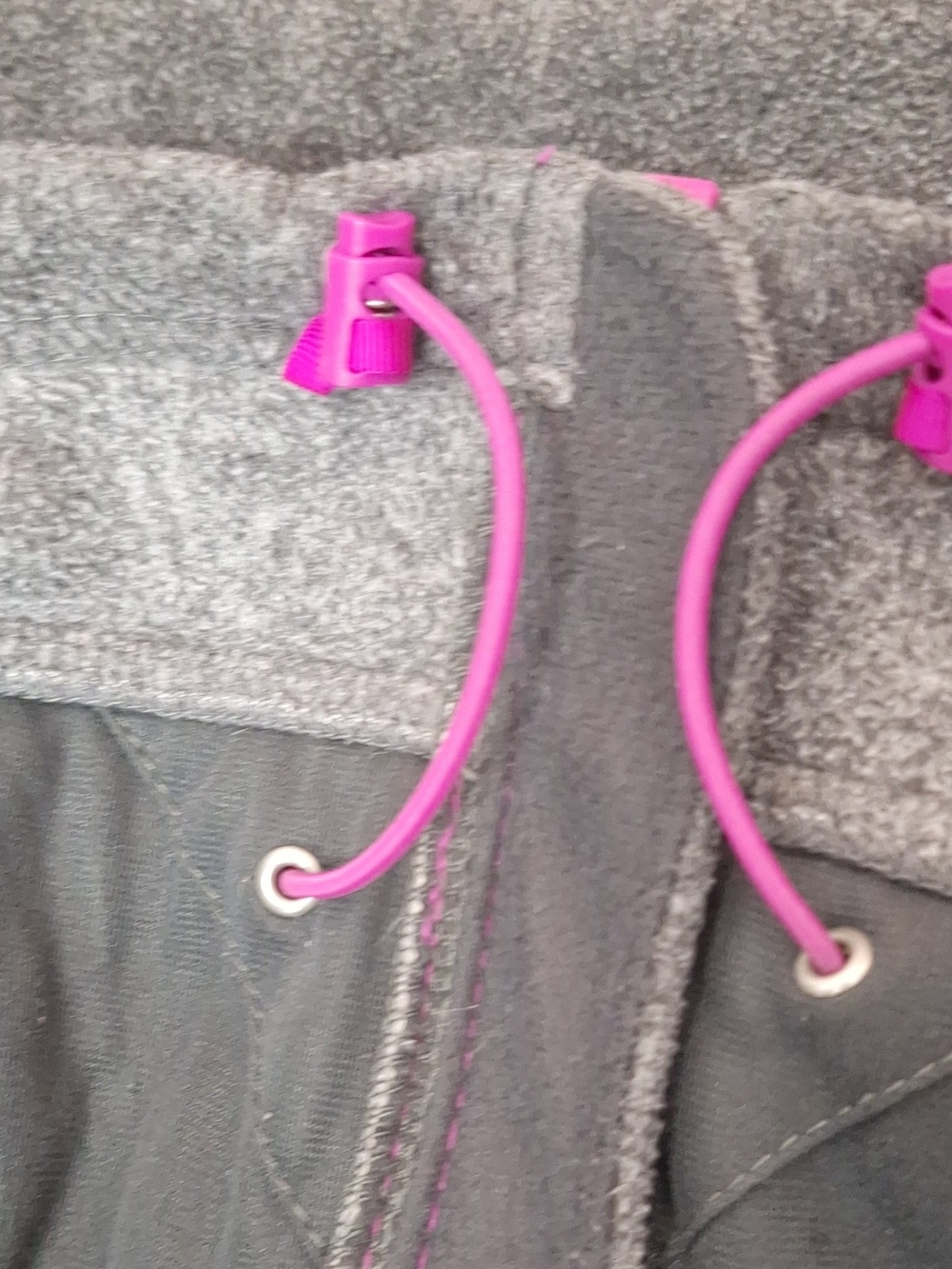 The North Face Womens' Grey Fleece Jacket with Pink Trim Size L - Picture 11 of 11